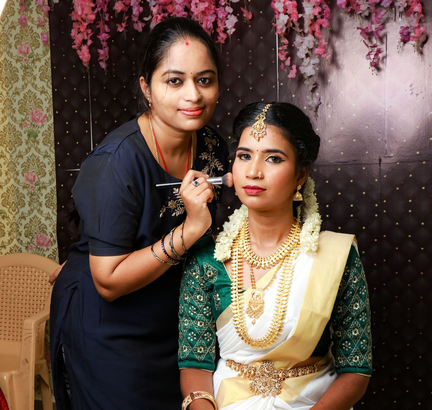 Traditional bridal makeover look by Glam by Kirthiga